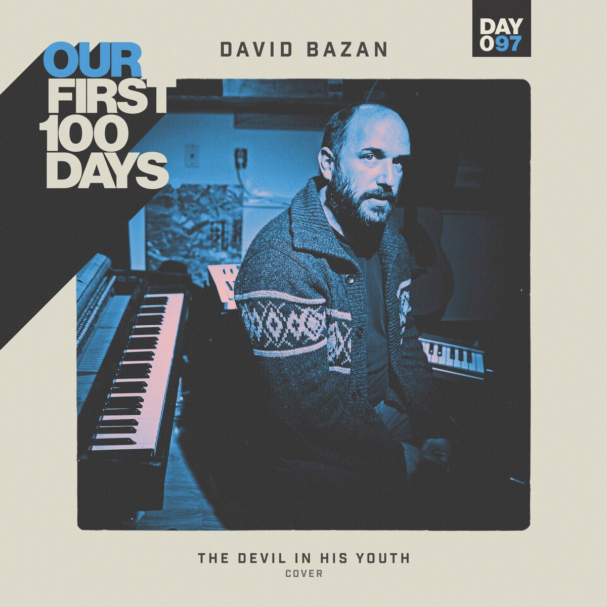 Our First 100 Days (@ourfirst100day) on Twitter photo Day 097 :: <a href="/davidbazan/">Dave Bazan</a> "The Devil In His Youth (Cover)" :: ourfirst100days.bandcamp.com Day 097 :: <a href="/davidbazan/">Dave Bazan</a> "The Devil In His Youth (Cover)" :: ourfirst100days.bandcamp.com
