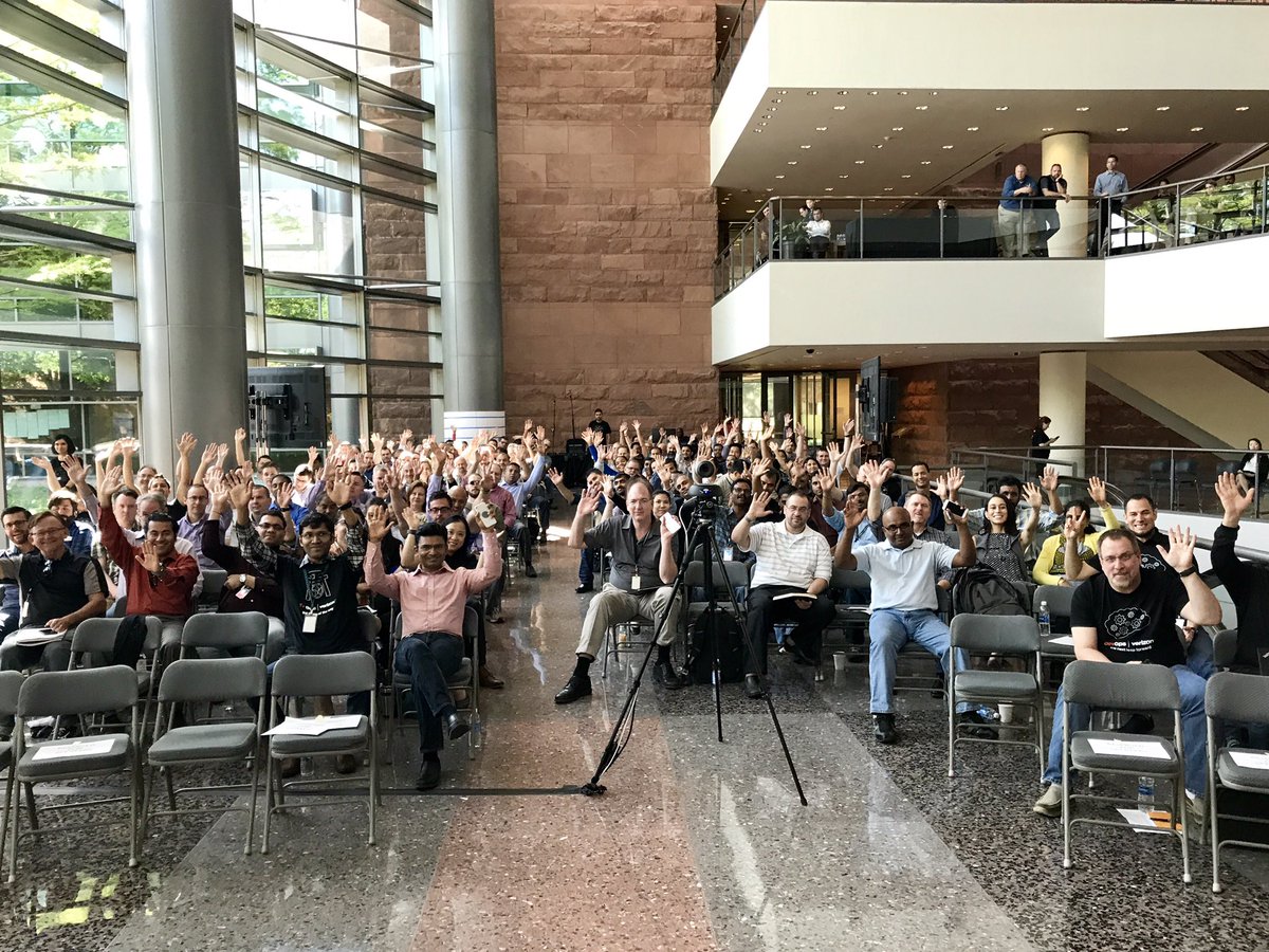 drewfirment's tweet image. #DevOpsVZ says &quot;hi&quot; to @patrickdebois #godfather #devops