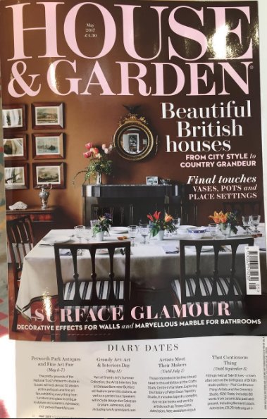 GrandyArt's tweet photo. Loving @_houseandgarden  Diary Date tip for our Art &amp; Interiors day on Thurs 11th May @oxleazebarn Tickets £45, email georgie@grandyart.com. https://t.co/yXt0e1pgL1