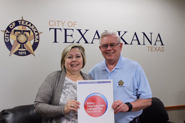 TxkCollege's tweet photo. The @CityTxkTX is committed to reaching #60x30TX! #60x30NETX https://t.co/WyIAJykPOD