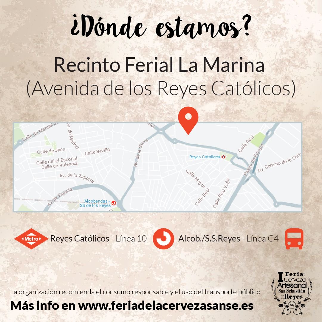 CervezaSanse's tweet photo. Ilusionados y contando los días para disfrutar de esta auténtica #FeriaCervezaSanse en el recinto ferial La Marina de #Sanse ⬇️ https://t.co/5EPzdN7opP