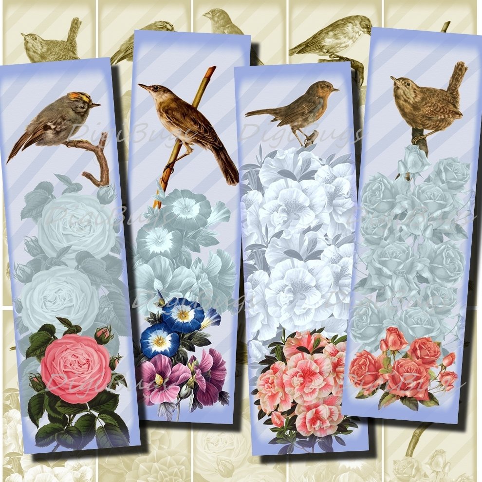 CraftyBugs7's tweet photo. Printable Bookmarks - Romantic Flowers and Birds - Vintage Imag… https://t.co/ZGTxpEaDRy #Jewelry #PrintableBookmark https://t.co/Ld7xF6HU5n