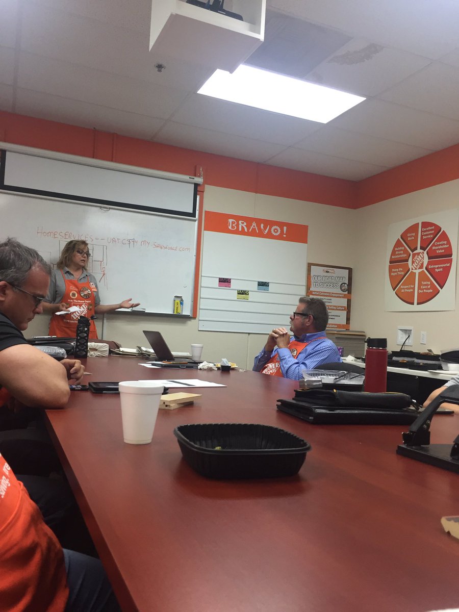 PC getting it done in the sales meeting today!!