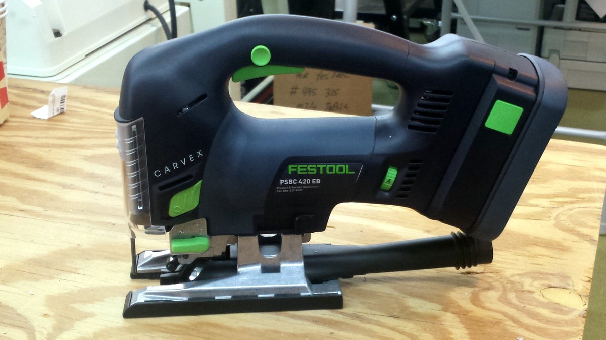 AWMeyerCo's tweet photo. PSBC 420 EB Break barriers with what you can do with this @FestoolUSA jigsaw. #festool #carpentry #jigsaw #powertool #woodworking #awmeyer https://t.co/otx7ElmsqO