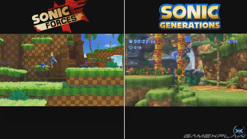 Sonic Generations - Green Hill Zone Forces 