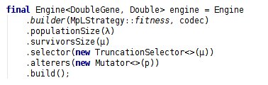 jeneticsga's tweet photo. Jenetics 3.8 preview: How to configure a (μ + λ) ES Engine. #GeneticAlgorithm #EvolutionStrategy
https://t.co/BkikxqdIMJ https://t.co/niBXmkoKXi
