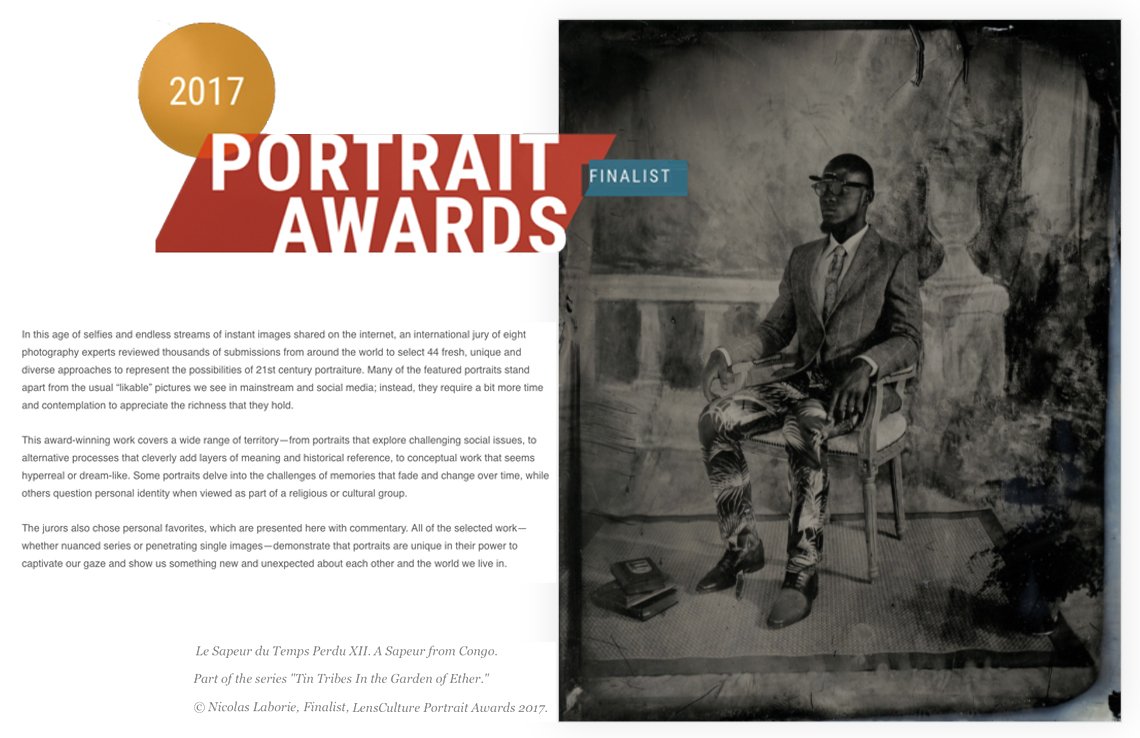 nicolas_laborie's tweet photo. Excited to be one of the finalists at this year @lensculture #portrait #awards2017 https://t.co/fMBieKjHFl #wetplatecollodion #gardenofether https://t.co/d7gSizLnYS