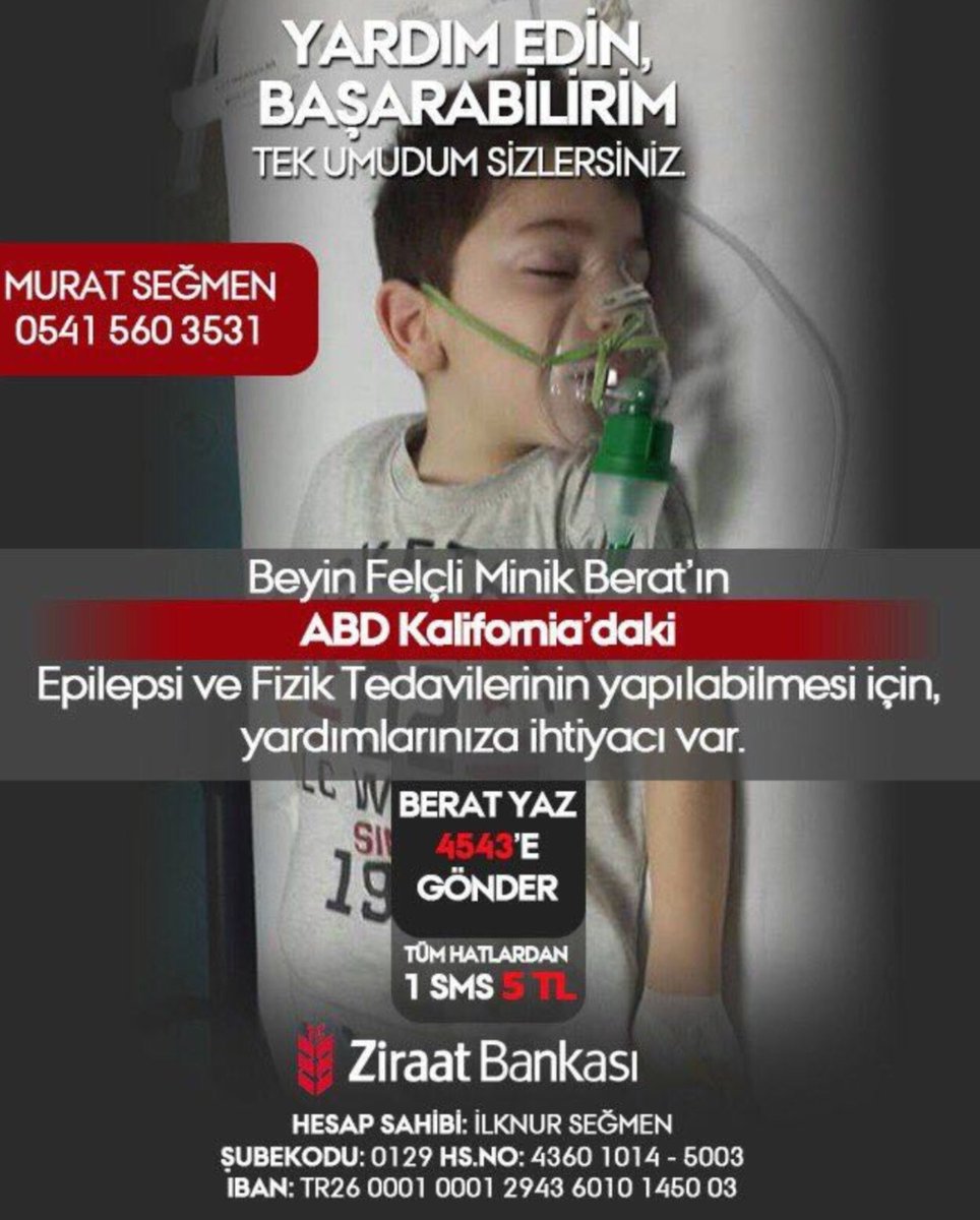 Berat'ı yalnız bırakmayalım arkadaşlar... #Beratyazıp4543eyolla