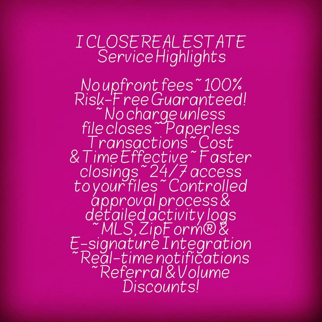 icloseusa's tweet photo. ✨Our Service Highlights ✨ Start a Transaction Here! ➡ https://t.co/u16oDeqkJ1 | Questions❓Email Us! #icloserealestate #realtor https://t.co/lmoUZJpPsM