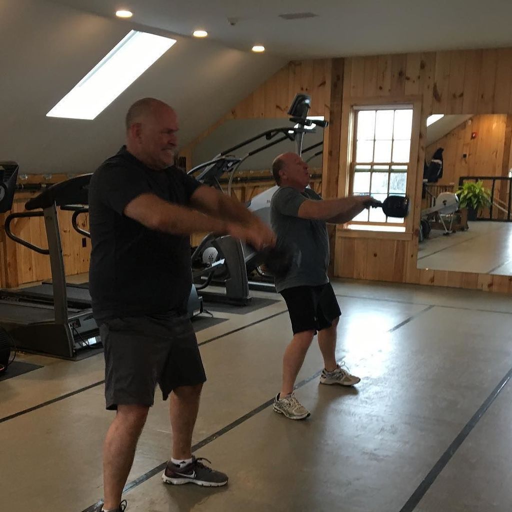 ezianantucket's tweet photo. They say misery loves company... Carl Jelleme and Scott O'Connor putting in work, leveraging the buddy system ton a rainy Tuesday. #bestbuds https://t.co/dmRBSoB0KI
