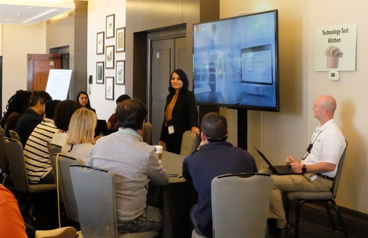 .<a href="/juhee_adobetcs/">Juhee Garg</a> taking #CMSconference attendees through an #AEM CCMS hands-on workshop. My thoughts on this add-on: mekon.com/viewpoints/fin…