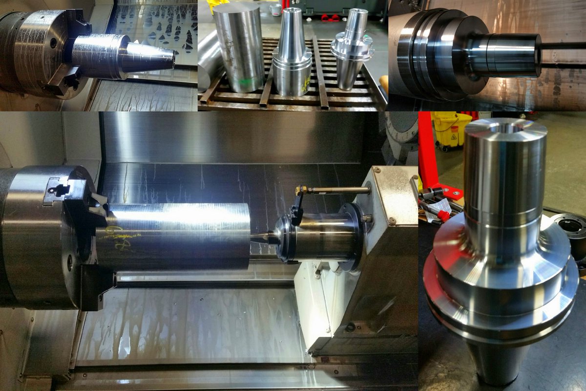 CommandVision's tweet image. CT60 Shrink Fit Holder - Raw Material, 1st operation on the NZK 2500 and the 2nd operation on the Mori Seiki ZL 25.  commandtool.com