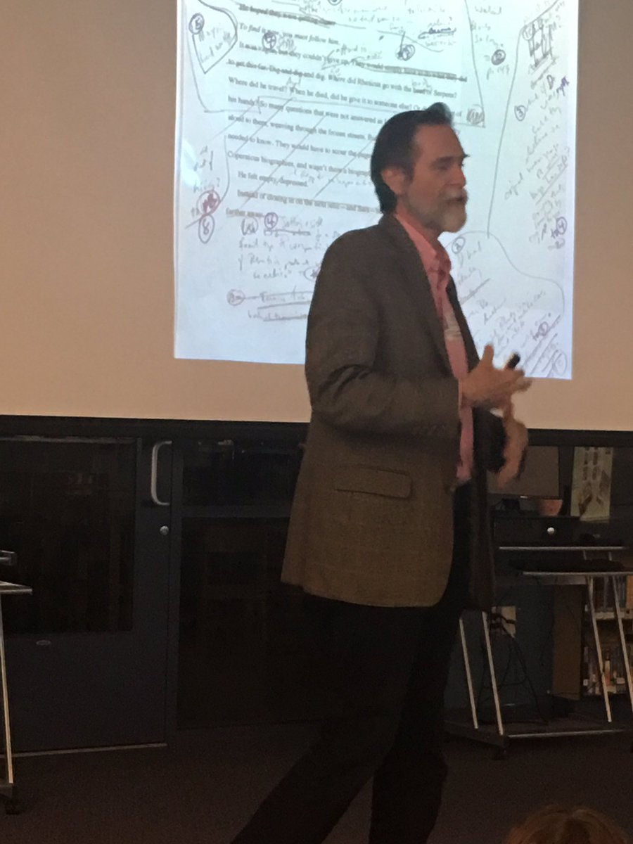 Author Tony Abbott giving third graders a great lesson on editing their stories and how to gather story ideas!