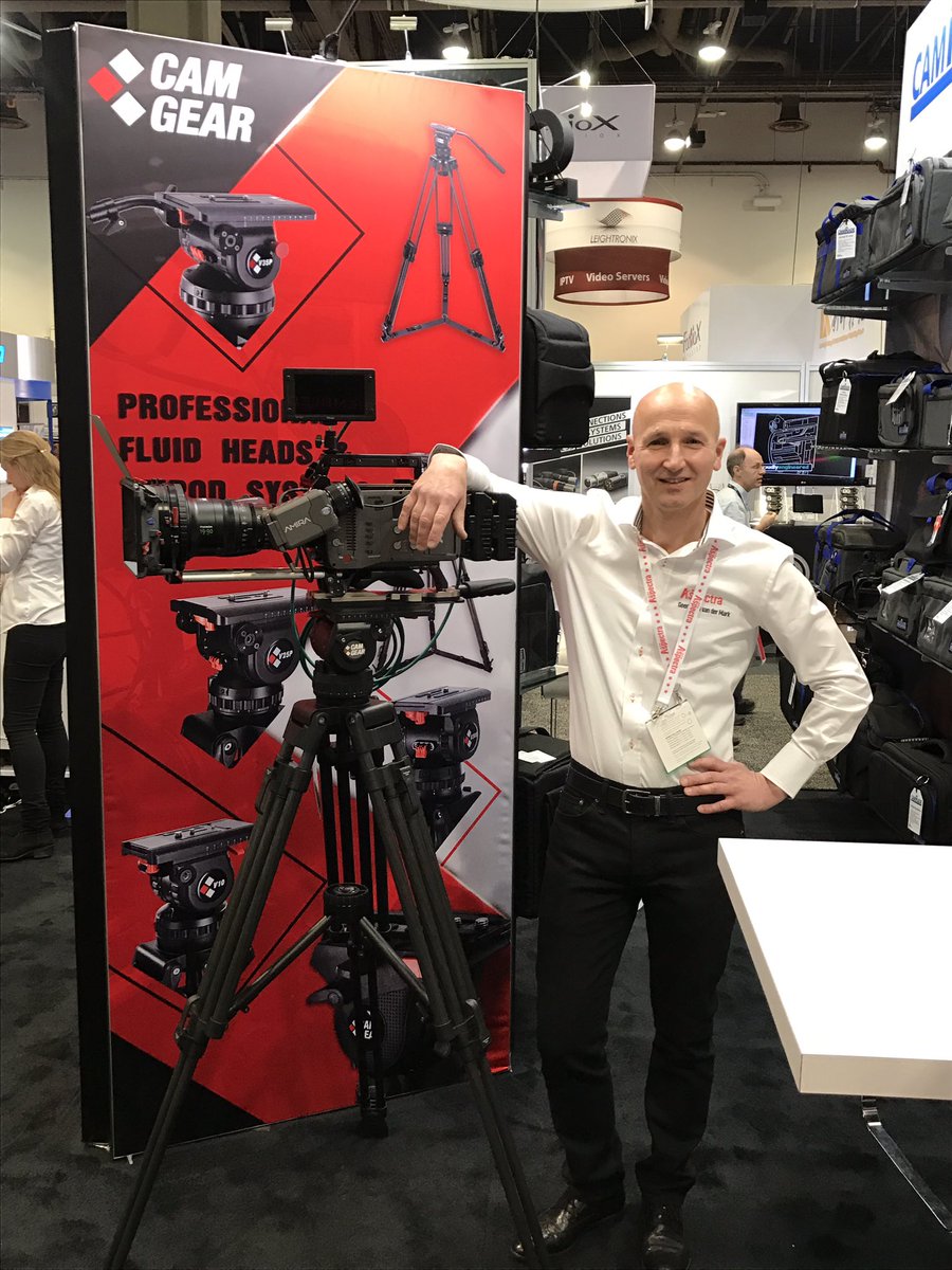 AspectraNL's tweet photo. Day 2 at #NABSHOW, come visit us and see the new TVLogic VFM-055A monitor and @CamgearPro Tripod Systems! Booth C9518 #Nab2017 https://t.co/NmpgQpt3wJ