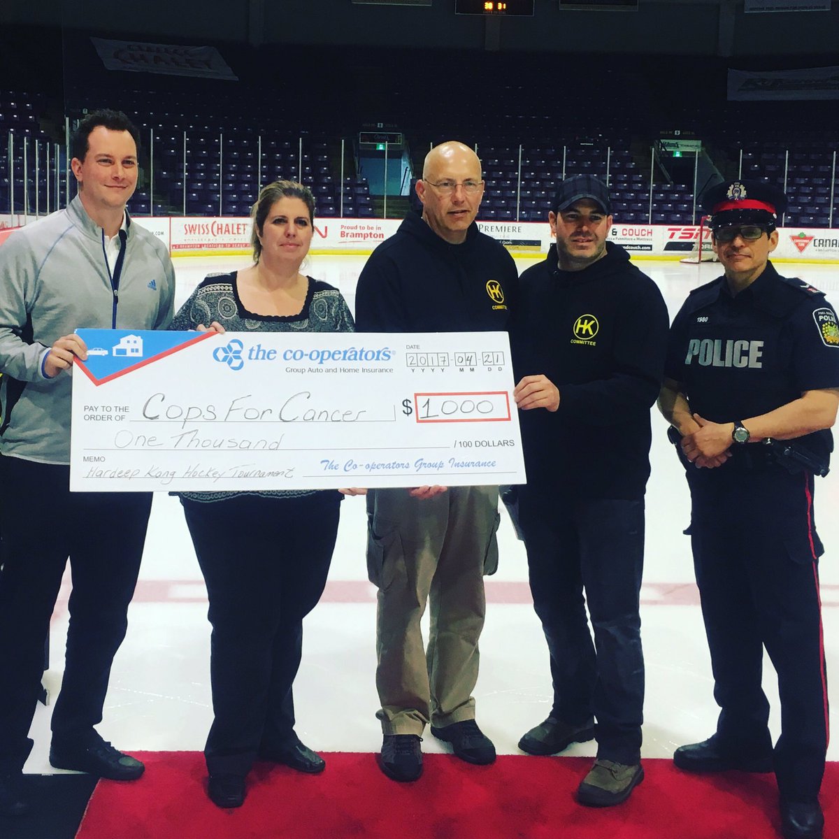 hkmemorial's tweet photo. Thanks for your support again this year @The_Cooperators. We are so grateful for our sponsors! #hkmemorial #CopsForCancer #thecooperators https://t.co/ASfujeE95w