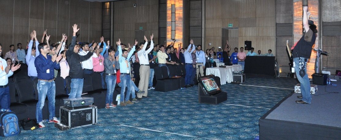 dbeniwal21's tweet image. Attendees enjoyed the performance of @realdotnetdave at #CsharpCon17. Thanks guys for making it a huge success.