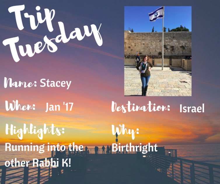 MeorMD's tweet photo. It's #TripTuesday! Stacey chose to go on birthright with MEOR over winter break, and she had a blast! #jterps #meormd https://t.co/kjl9mWwim1