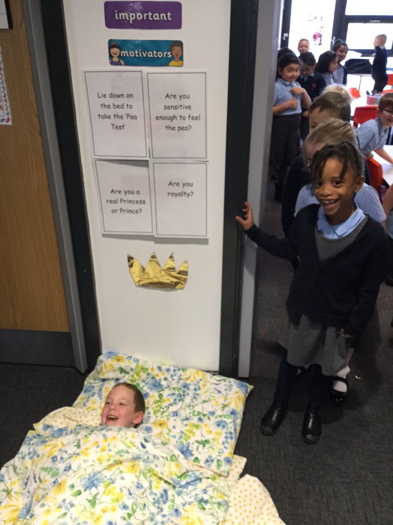 MrsLHByrne's tweet photo. The Pea Test' 😉 So who do we think turned out to be a real Prince/Princess? #hookintolearning #funwithfairytales https://t.co/5o9YdrSyKE