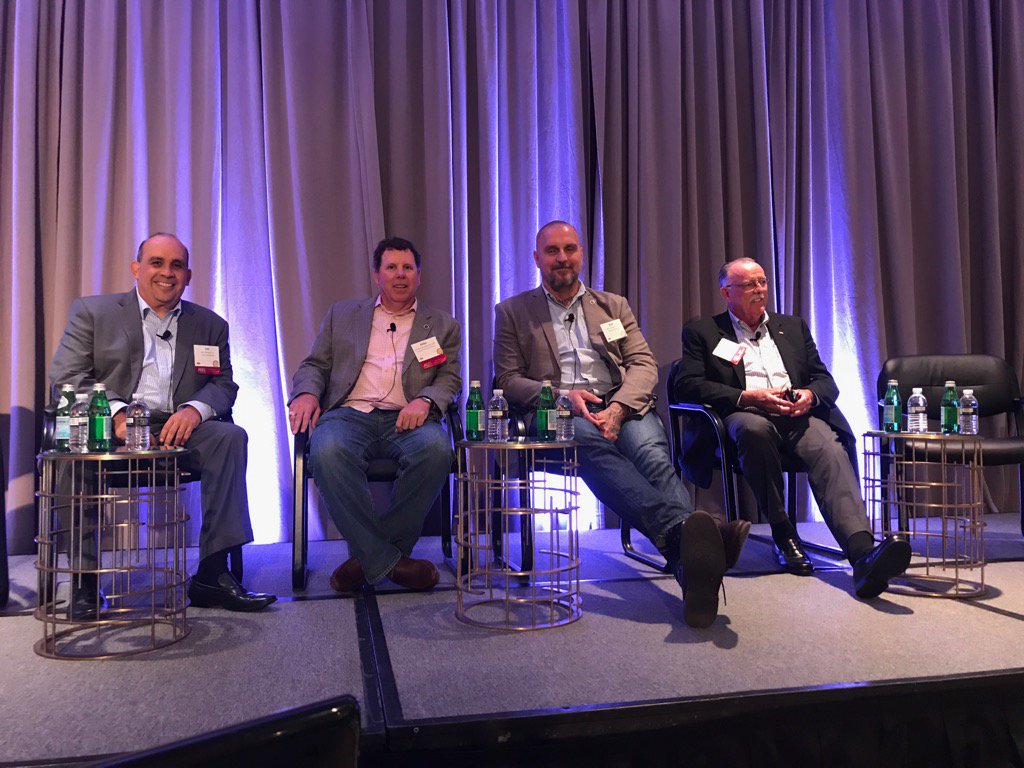 mikegips's tweet image. Impromptu panel on what keeps CSOs up at night #csosummit17