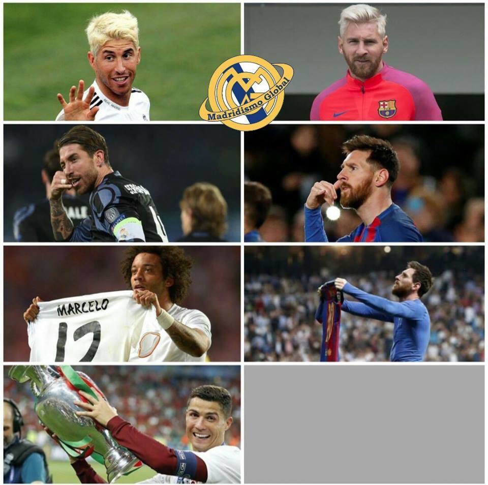 Messi imitando siempre a los Jugadores del Real Madrid RT si nunca podrá imitar a Cristiano con su selección