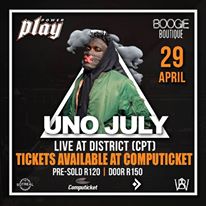Uno_July's tweet photo. #UnoNOnlyNites26April #BackToTheCityFest2017 #BoogieBoutique29April #KoolOut30April #IllSkillin #UnoNOnly https://t.co/N7PVNrIGct