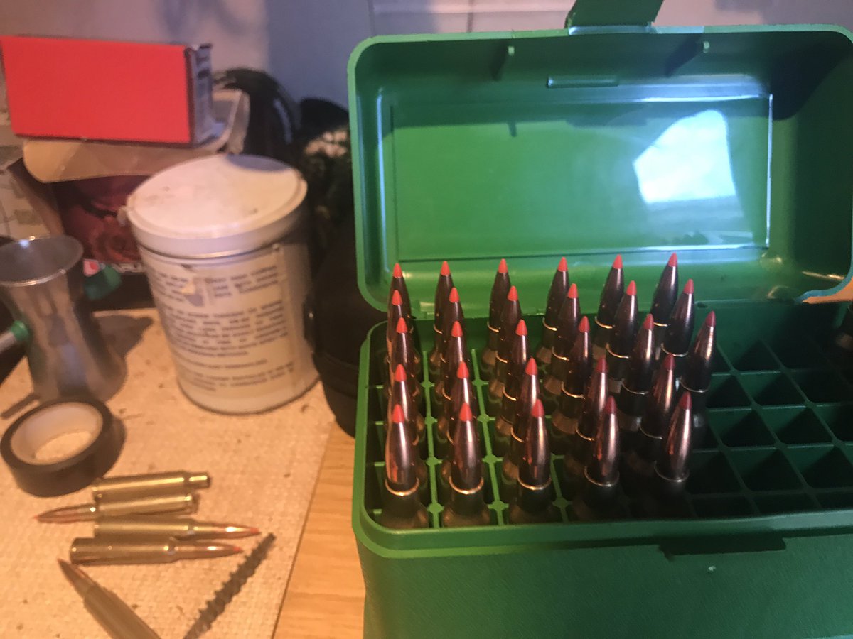 NickHooper9's tweet photo. Little spot of reloading - watch out Bambi #homeloads #reloading #hornady #wontfeelathing https://t.co/VWoOQtR7eK