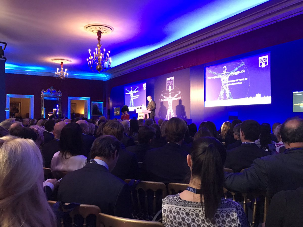 @TheDukeOfYork kicks off #pitchatpalace to a room full of the UK's most exciting startups