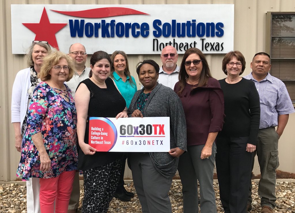 netxworks's tweet photo. @netxworks Workforce Centers in Texarkana, Mount Pleasant, Sulphur Springs, and Paris are committed to the #60x30NETX Initiative @TxkCollege https://t.co/wWMewojT7X
