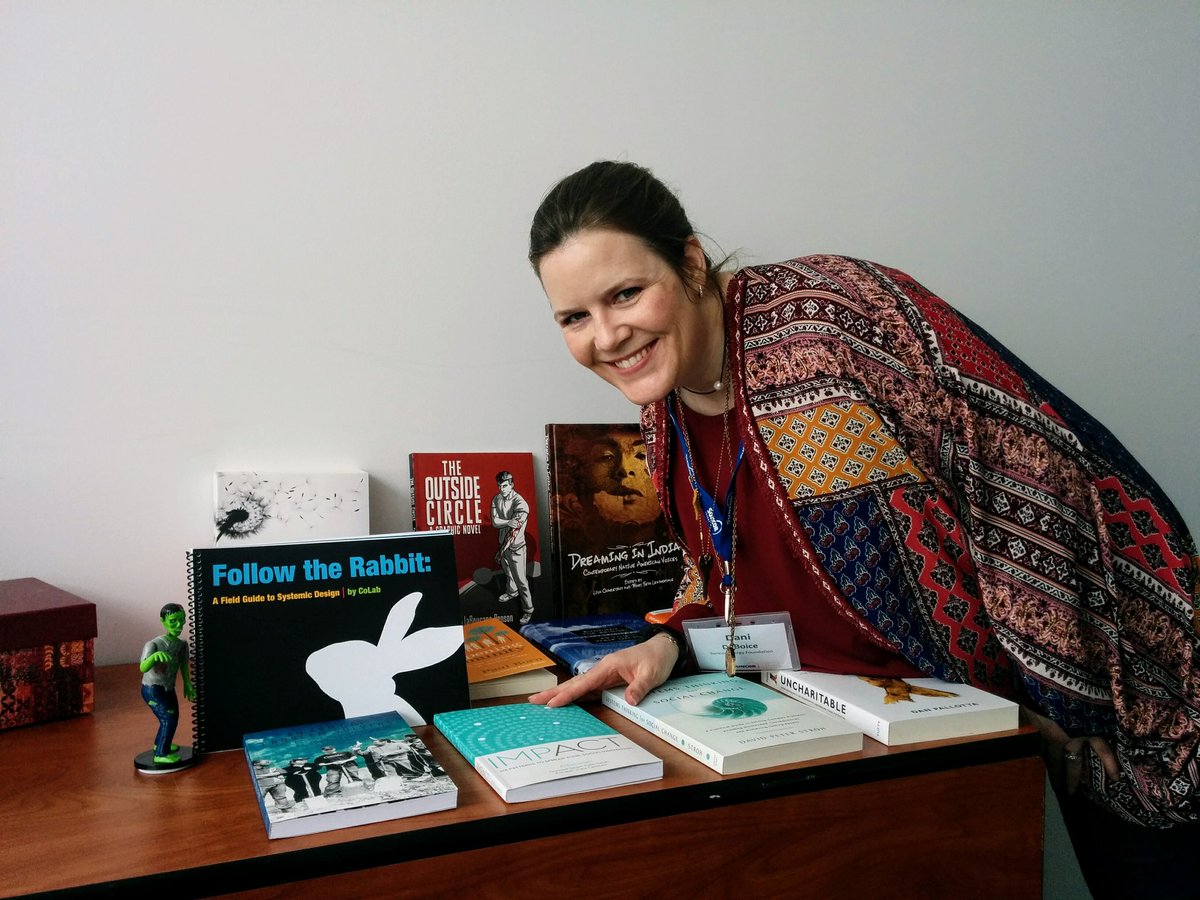 AlbertaCoLab's tweet image. Look what I found at #SEFGathering book table: Follow the 🐇 by #CoLabAB. Thanks @DesiderataDani 😊