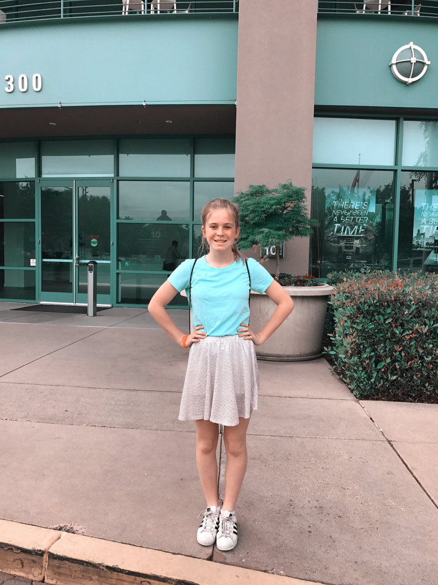 Fiona at bring your kid to work day! #wearecisco