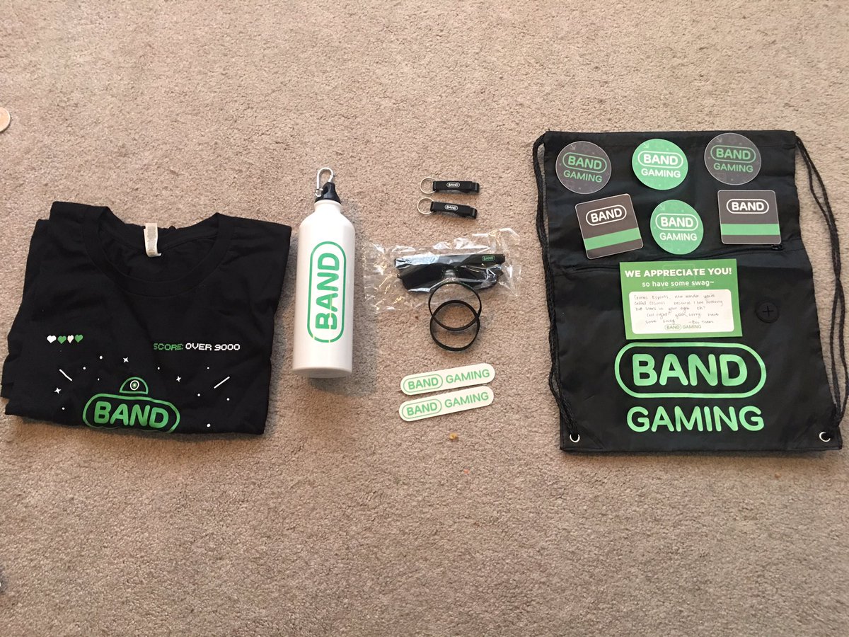 Cosmos_Esports's tweet photo. Huge shoutout to our partners over at @BAND_Gaming for our swag boxes! They hooked us up 👍 Looks like it's time for some more giveaways 👀 https://t.co/6P0pwggZKo