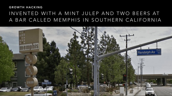 Growth hacking was invented with a mint julep and two beers by @seanellis, @pv and I! buff.ly/2q0n6eZ