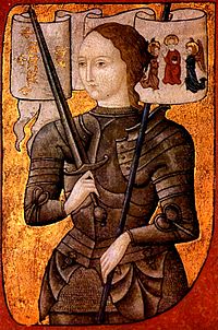 EG_AAD2001's tweet photo. Juana de Arco Una mujer que comandó al ejército francés en el siglo XV, por sus acciones fue condenada a la hoguera. #MujeresHistoricas https://t.co/nBU1gpBx5R