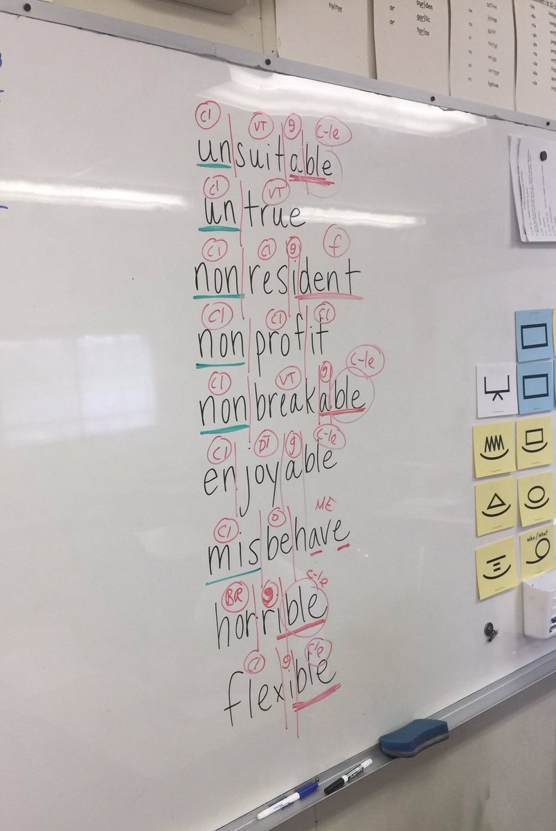 These kids are becoming syllabication experts!