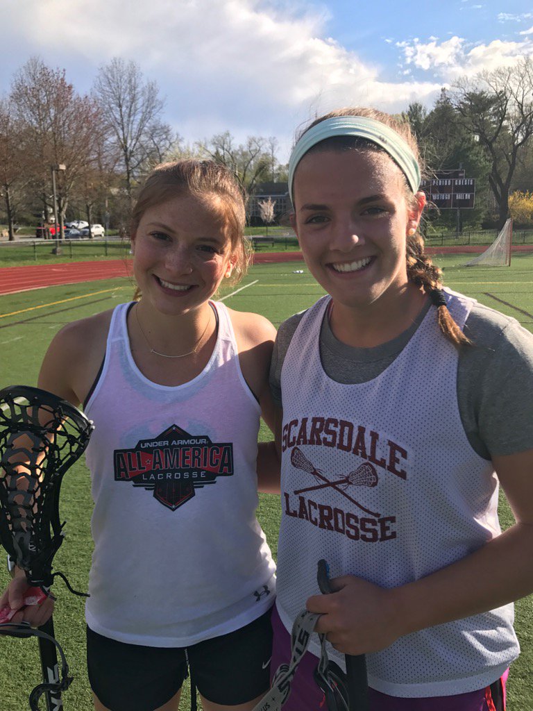 SHSMandW's tweet photo. RAIDERS OF THE WEEK - Jilly Mehlman &amp; Erin Nicholas Varsity LAX - Both scored their 100th goal last week https://t.co/DYPCKm7M2A