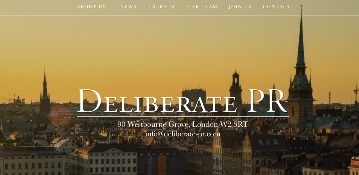 Deliberate PR tweet media