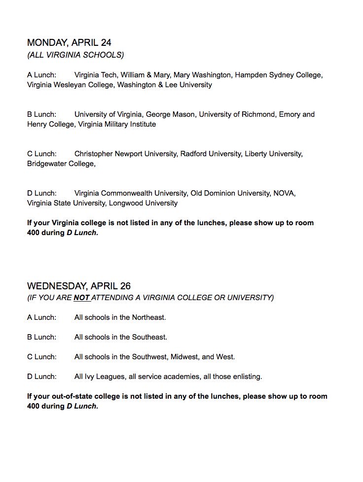Out-of state pictures will be tomorrow during 7th block! Please refer to the schedule.