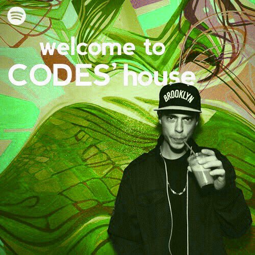 CodesHouse's tweet photo. My #WelcomeToCodesHouse @Spotify has been updated! Peep it and follow for new tunes I'm jamming!

https://t.co/n0CePrm2Rd https://t.co/YpaDuS1vbf