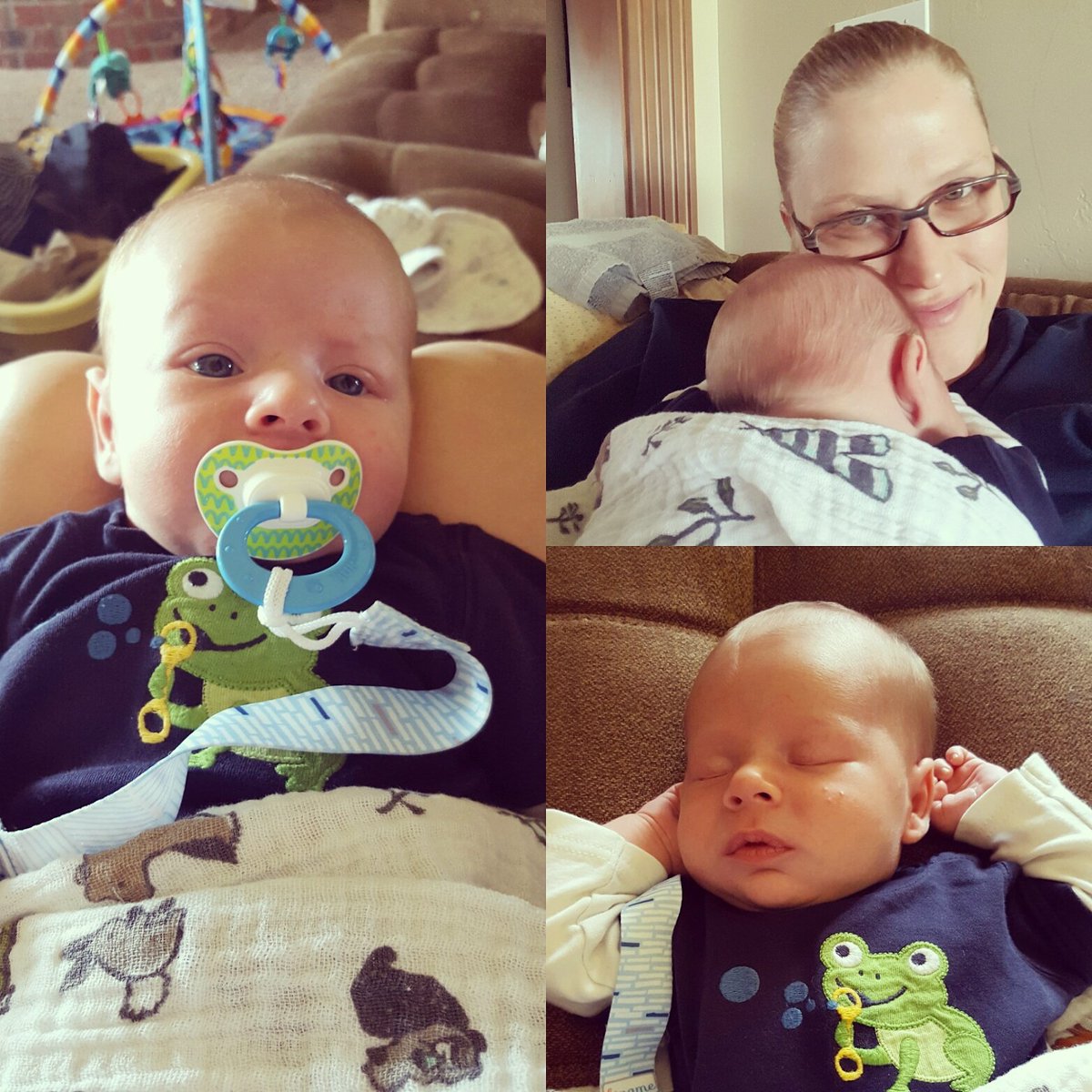 Akorenak's tweet photo. Maternity leave at its finest. #babyboycuddles #maternityleave #3rdboy #lifewithboys #lastone https://t.co/2W0GdArfwa