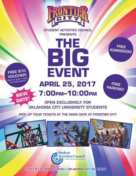 SGAOCU's tweet photo. Don't forget The Big Event is tonight from 7-10! Check our Facebook for info about the free shuttle! https://t.co/SwTDcn3veJ