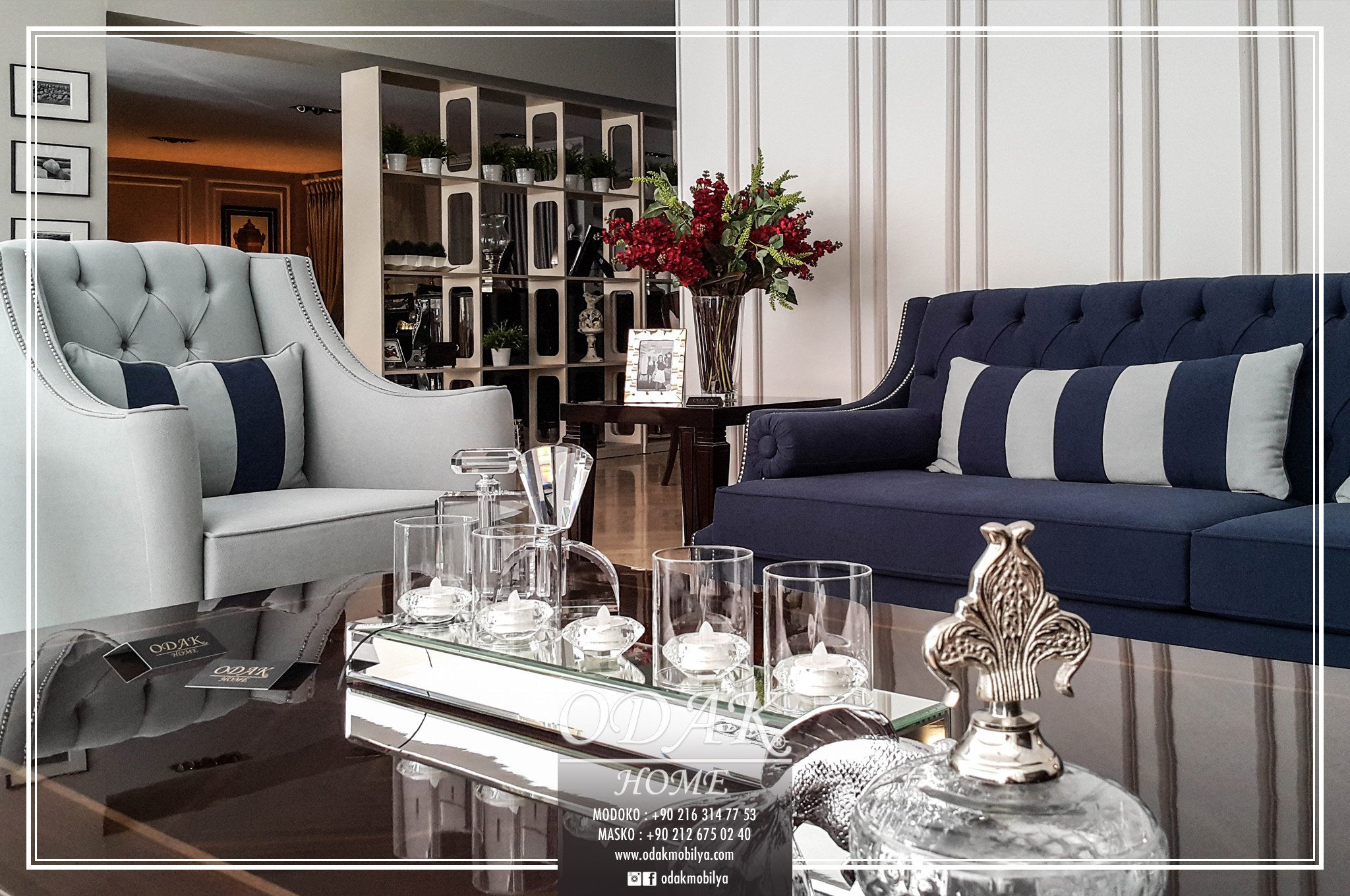 Odak Mobilya on Twitter "Blue Sofa and Bergere https//t.co