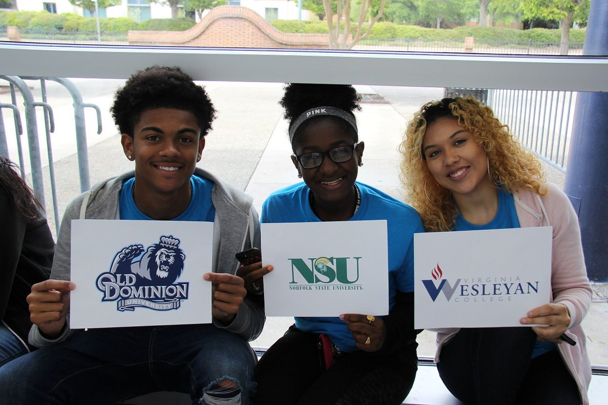 vbschools's tweet photo. VBCPS joined #CatchMeInCollege2017 College Commitment Day event celebrating Hampton Roads students going to college #WeAreVBSchools https://t.co/TxXAP3d3Mu