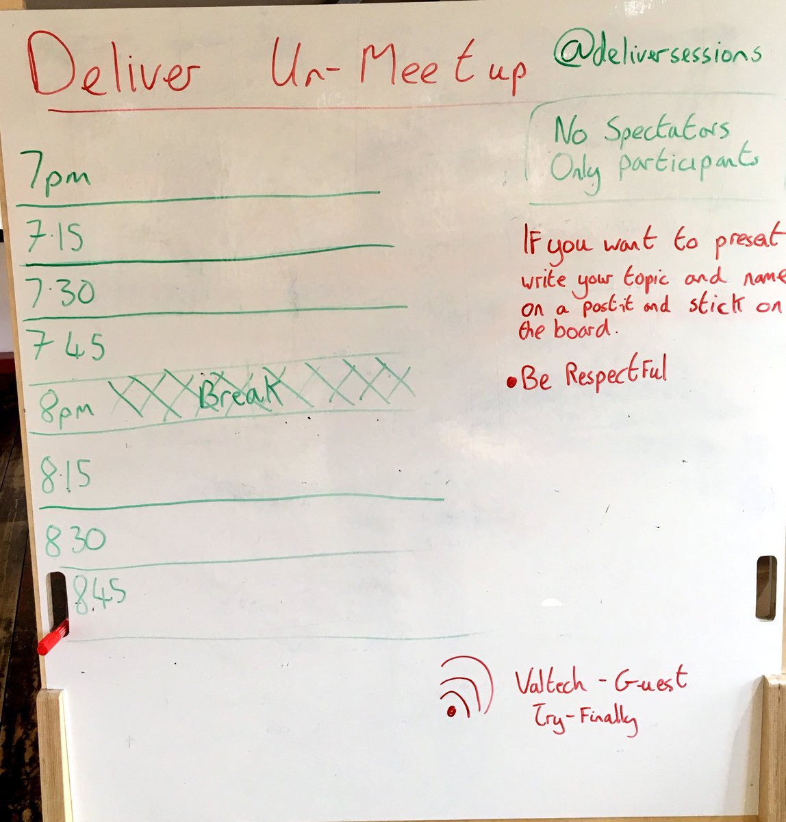 DeliverSessions's tweet photo. Ready go. #unmeetup #delivery https://t.co/rvSgP8BVYA