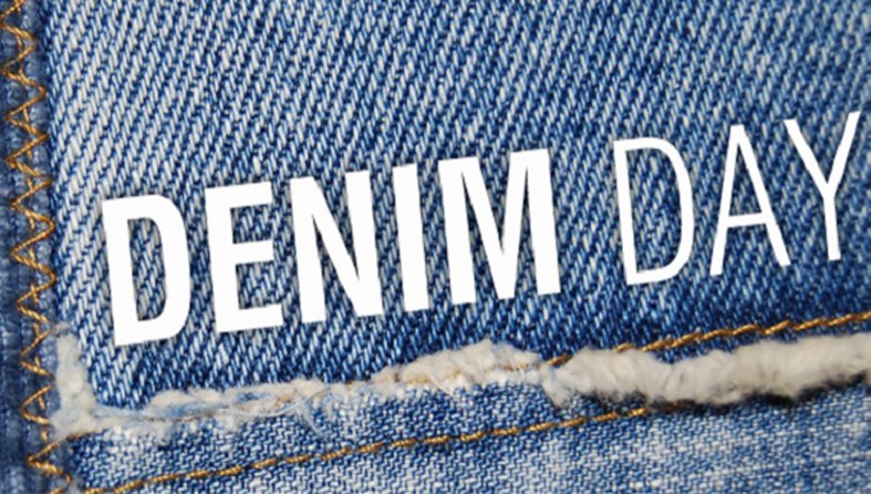 RegisUniversity's tweet photo. Wear your denim tomorrow, Wednesday, April 26 in solidarity with those victims of sexual assault and violence. #ThisIsRegis #denimday https://t.co/qKgy8krf5N