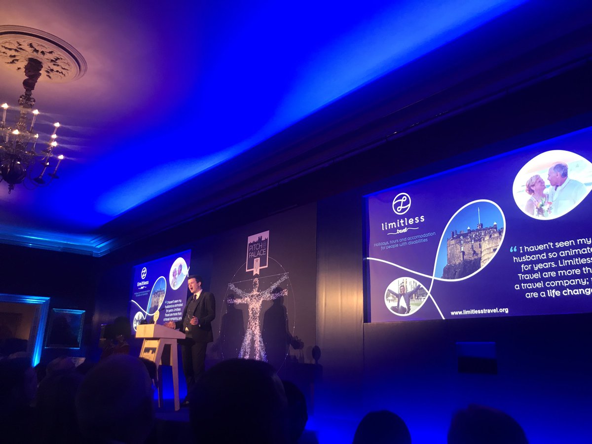 WeAreFieldHouse's tweet photo. Next up is @LimitlessTr4vel revolutionising travel for those with disabilities! #LifeChangingTravel #TechForGood #pitchatpalace 👑 https://t.co/A23uyOiLD1