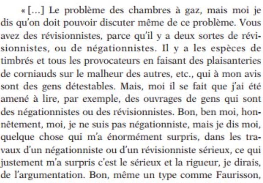 Laurent De Boissieu Le Propos Serait Une Citation De Faurisson Et Non Un Propos Direct De Jalkh Voici Le Debut Avant Un Il Dit Sans Fermeture Ouverture De T Co Nwl5sqikrb
