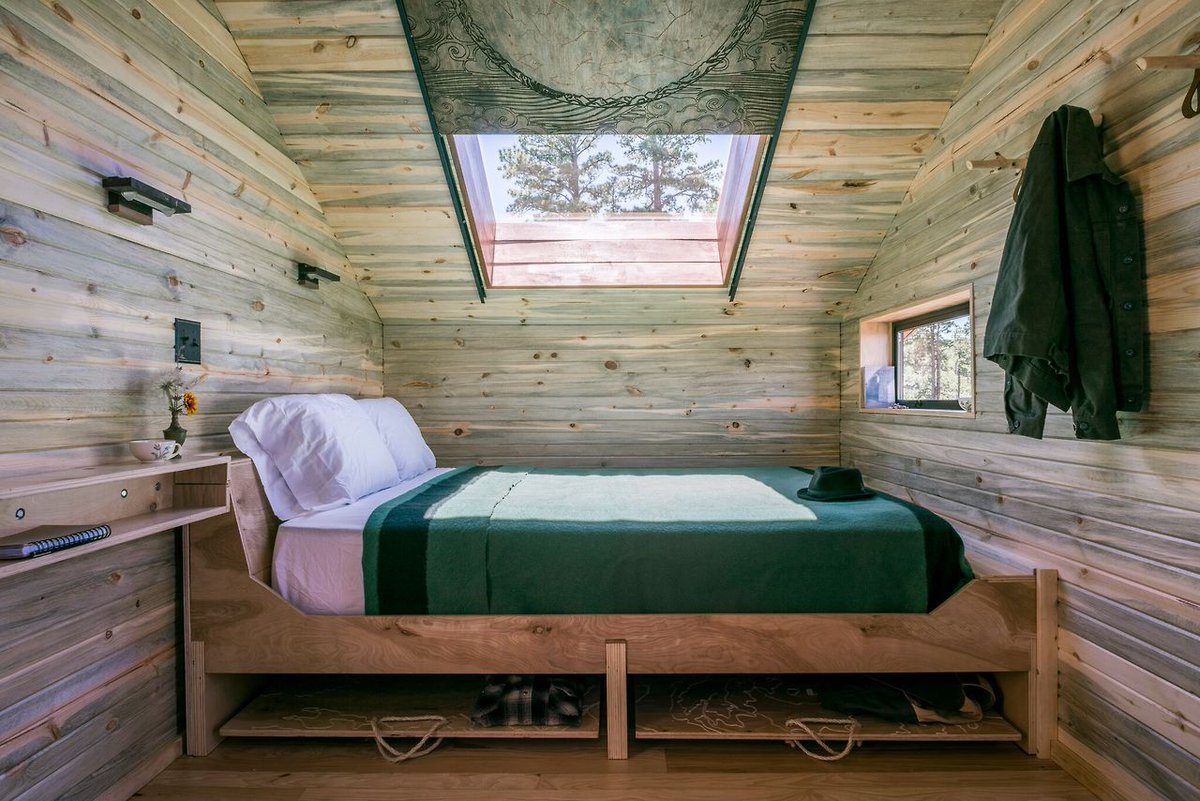Cabin Porn On Twitter 120sf Sky Hut In Taos Nm Lamafoundation