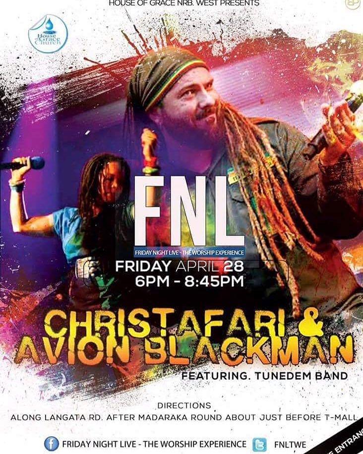 HouseOfGraceHQ's tweet photo. 3 Days to Go #FNLwithChristafari @houseofgracehq entry free #personalInvite @ChristafariBand @AvionBlackman @danmusembi @sephnjenga https://t.co/si2McHChuF