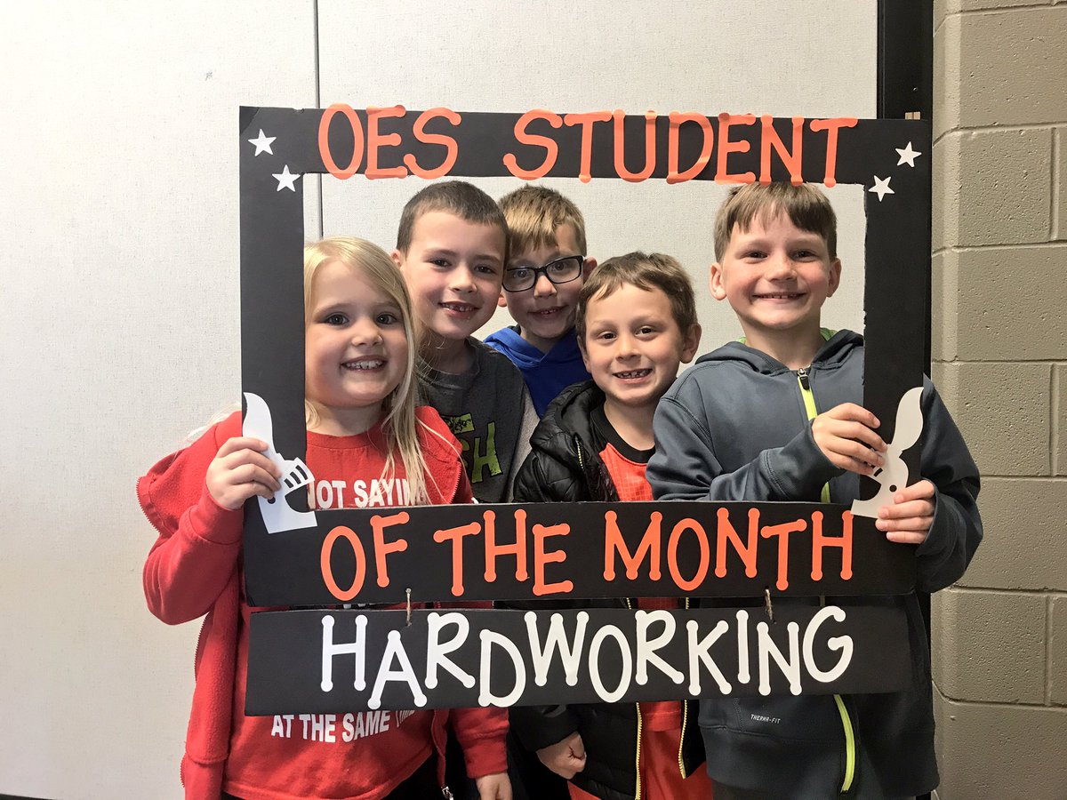 MsDauberman's tweet photo. Congrats to our Kindergarten, 1st, &amp; 2nd grade Hardworking Students of the Month! #OtsegoKnights #OESbest https://t.co/EdRptOrQMQ