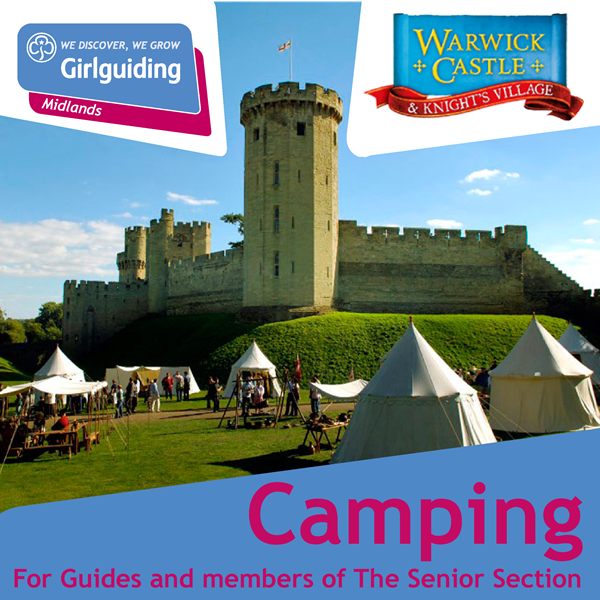Guiding_LaSER's tweet photo. Guides &amp; The Senior Section can experience the sights &amp; thrills of Warwick Castle at @GirlguidingMids camp in Oct https://t.co/pQ5UQvAsta https://t.co/euu5XK1VwX